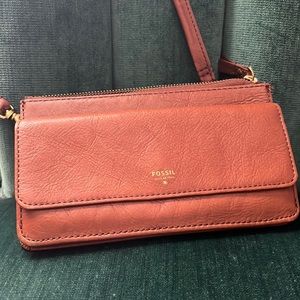 Brown Fossil Crossbody Bag